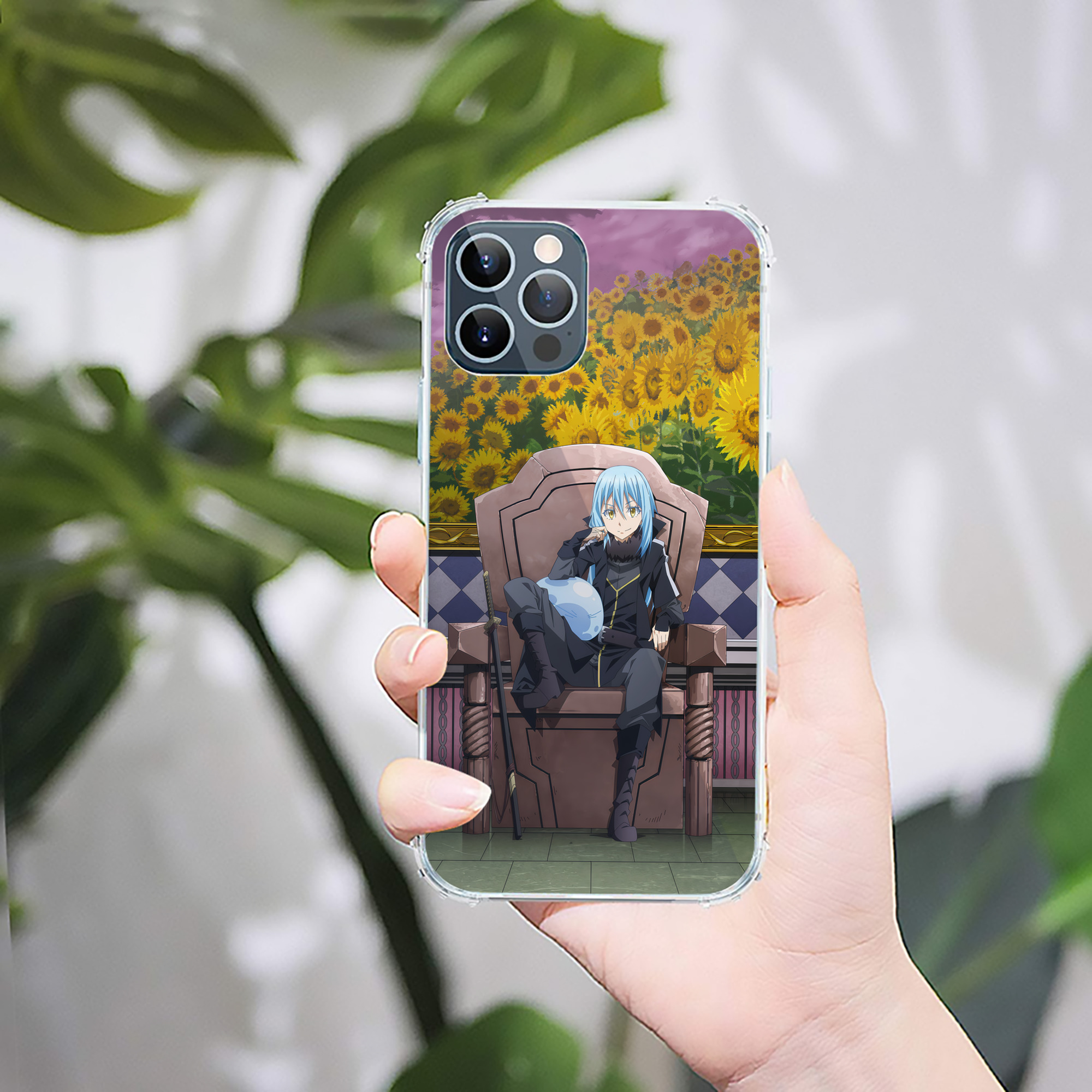 （画像用） 転スラ Regarding Reincarnated to Slime 【iPhone 12シリーズ対応】透明スマホケース（クリアソフトケース）